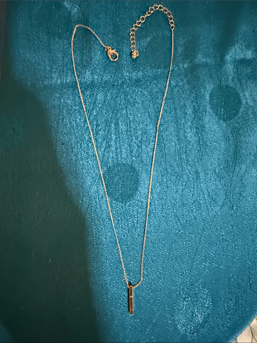 Gold Bar Pendant Necklace - Minimal Women's Jewelry